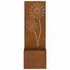 vidaXL Garden Privacy Screen Rusty 50 x 140 cm Weathering steel
