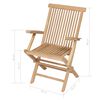 vidaXL 9 Piece Garden Dining Set 180-280x100x75 cm Solid Teak Wood