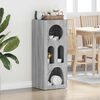 vidaXL Sideboard Grey Sonoma 40 x 35 x 100.5 cm Engineered Wood