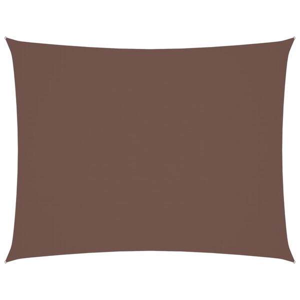 vidaXL Sunshade Sail Oxford Fabric Rectangular 4x5 m Brown