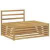 vidaXL Outdoor End sofa White 115 x 83 x 73 cm Solid Acacia Wood