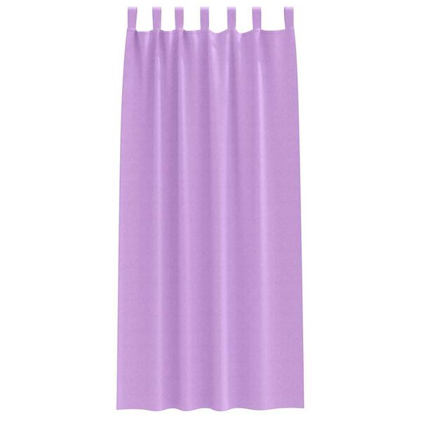 vidaXL Blackout Curtains with Rings 2 pcs Purple 245 x 140 cm