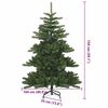 vidaXL Artificial Hinged Christmas Tree with 150 LEDs 150 cm PVC