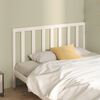 vidaXL Bed Headboard White 146x4x100 cm Solid Wood Pine