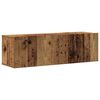 vidaXL 4 Piece TV Cabinet Set Wall-mounted Old Wood Engineered Wood