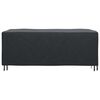 vidaXL Loungers Cover Plain Black 205 x 100 x 70 cm Fabric