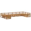 vidaXL Sofa Sets 10 pcs Solid Acacia Wood