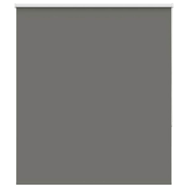 vidaXL Roller Blind Blackout Grey 135x150 cm Fabric Width 131.6 cm Polyester