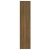 vidaXL Book Cabinet/Room Divider Brown Oak 60x30x135 cm Engineered Wood