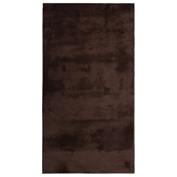 vidaXL Area Rugs Rectangular HUARTE Brown 110 x 60 cm Polyester