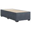 vidaXL Bed Frame without Mattress Dark Grey&nbsp;Single&nbsp;Velvet