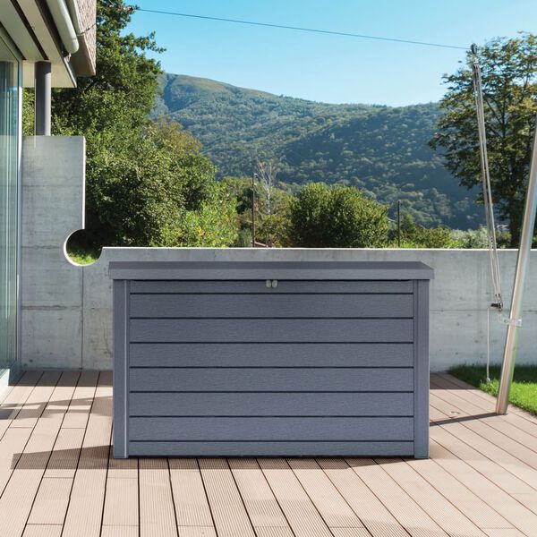 Keter Garden Storage Box Ontario 870L Anthracite Ecom