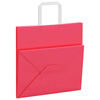 vidaXL Paper Bags 250 pcs with Handles Pink 26x17x25 cm