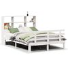 vidaXL Bookcase Bed without Mattress White 120x200cm Solid Wood Pine