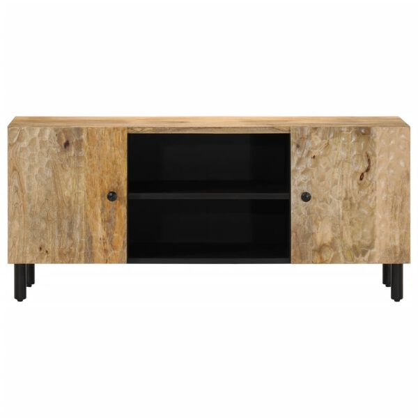 vidaXL TV Cabinet 105x33x46 cm Solid Wood Mango