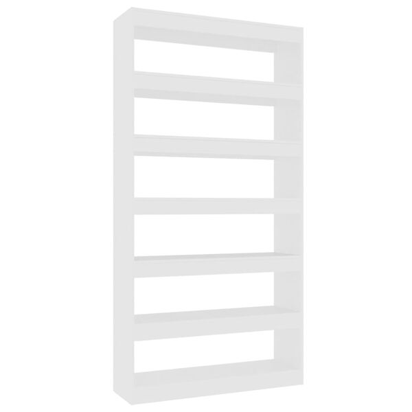 vidaXL Book Cabinet/Room Divider White 100x30x198 cm Engineered wood