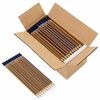 vidaXL HB Pencils &Oslash; 0.7 x 18 cm Blue and Yellow Solid Poplar Wood