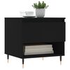 vidaXL Coffee Table Black 50x46x50 cm Engineered Wood