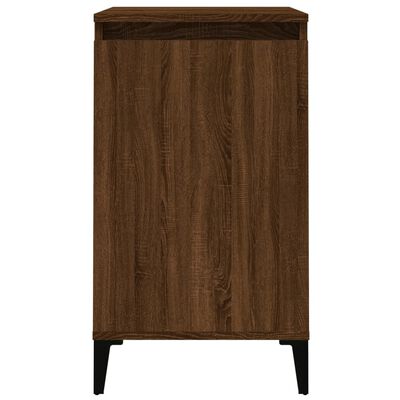 vidaXL Bedside Cabinet Brown Oak 40x35x70 cm Engineered Wood