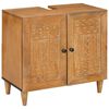 vidaXL Bathroom Cabinet Wall-mounted Light Brown 62 x 33 x 58 cm