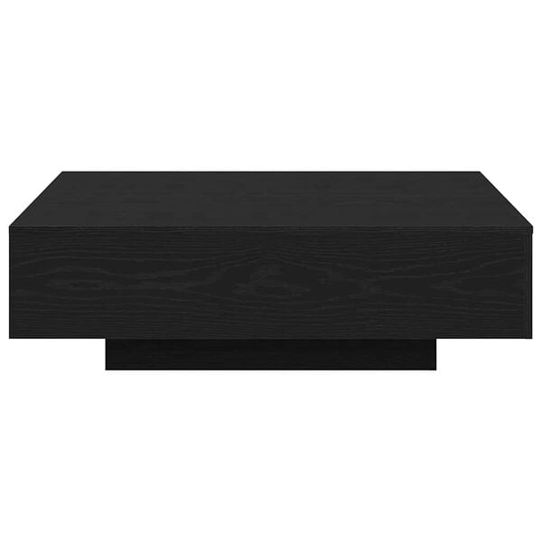 vidaXL Coffee Table Black Oak 100 x 100 x 31 cm