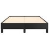 vidaXL Bed Frame without Mattress Black 120x190 cm Small Double Faux Leather