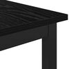 vidaXL Bench Black Oak 110 x 35 x 45 cm Engineered Wood