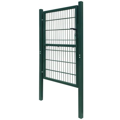 vidaXL 2D Fence Gate (Single) Green 106 x 230 cm