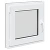 vidaXL Basement Window RISOR 50 x 50 cm PVC and Glass Anthracite
