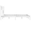 vidaXL Bed Frame without Mattress White 180x200 cm Super King Solid Wood Pine