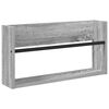 vidaXL Magazine Rack 2 pcs Grey Sonoma 60 x 12 x 30 cm Engineered Wood