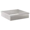 vidaXL Snail Fences 8 pcs 100 x 3.5 x 25 cm Stainless Steel Silver