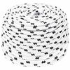 vidaXL Multipurpose Utility Rope 8 mm 25 m White Polyester
