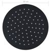 vidaXL Rain Shower Head Stainless Steel 20 cm Round Black