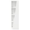 vidaXL Corner Cabinet High Gloss White 27.5x27x102cm Engineered Wood