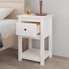 vidaXL Bedside Cabinets 2 pcs White 40x35x61.5 cm Solid Wood Pine