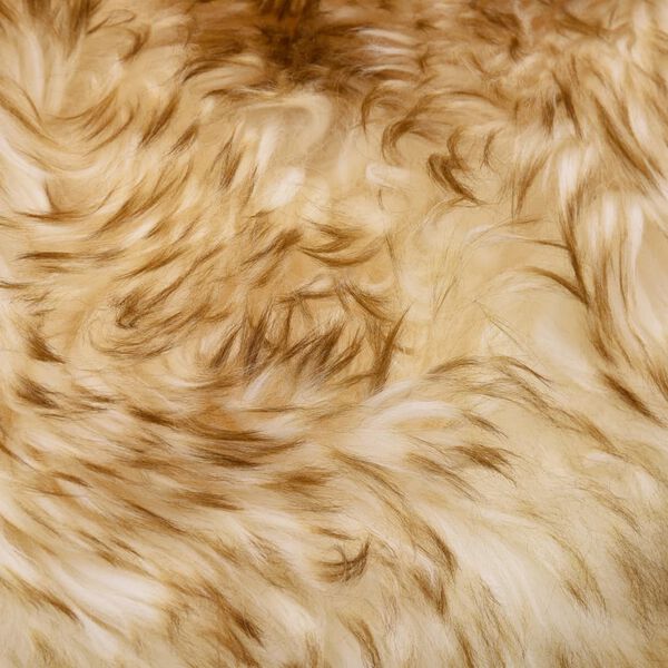 vidaXL Sheep Leather Rug 60x90 cm Brown Melange