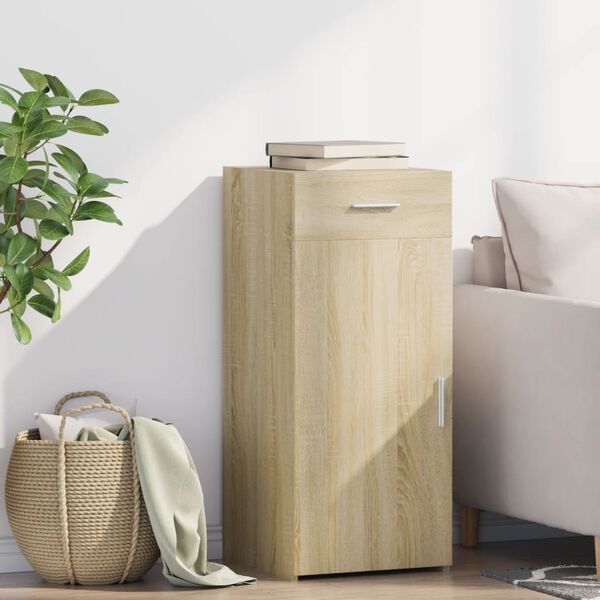 vidaXL Sideboard Sonoma Oak 40x42.5x93 cm Engineered Wood