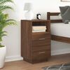 vidaXL Bedside Cabinet with 2 Drawers Brown Oak 36x36x68 cm