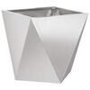 vidaXL Planter Silver 50 x 50 x 50 cm Stainless Steel