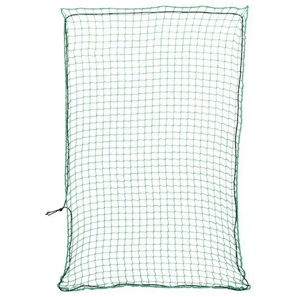 vidaXL Trailer Net with Elastic Rope Green 5x3.5 m PP