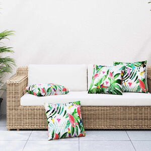 vidaXL Throw Pillows 4 pcs Multicolour 60x60 cm Fabric