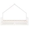vidaXL Kids Bed Frame with Drawers White 90x190 cm Solid Wood Pine