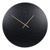 Gifts Amsterdam Wall Clock Zurich L Metal Black 55 cm