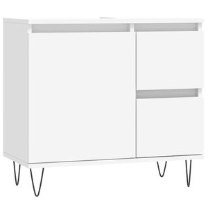 vidaXL Bathroom Cabinet White 65x33x60 cm Engineered Wood