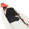 vidaXL Inflatable Kayak Red 375x72x31 cm Polyester