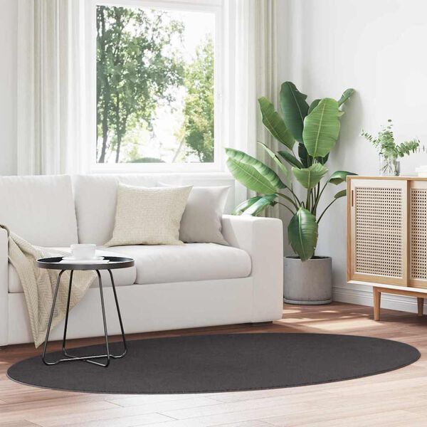 vidaXL Carpet HUARTE Anthracite 200 x 140 cm 100% Polyester