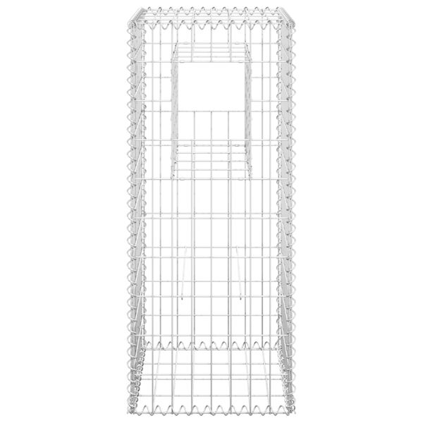 vidaXL Gabion Basket Post 40x40x100 cm Iron