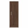 vidaXL Shoe Cabinet Brown Oak 32x35x92 cm Engineered Wood