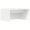 vidaXL Wall-Mounted Desk White Engineered Wood 60 x 45 x 30 cm
